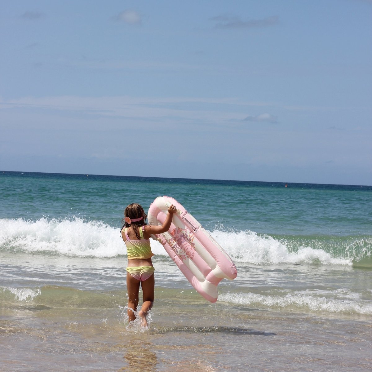 Kids Surf Mat - Dolphin Surf Co Pink Stripe