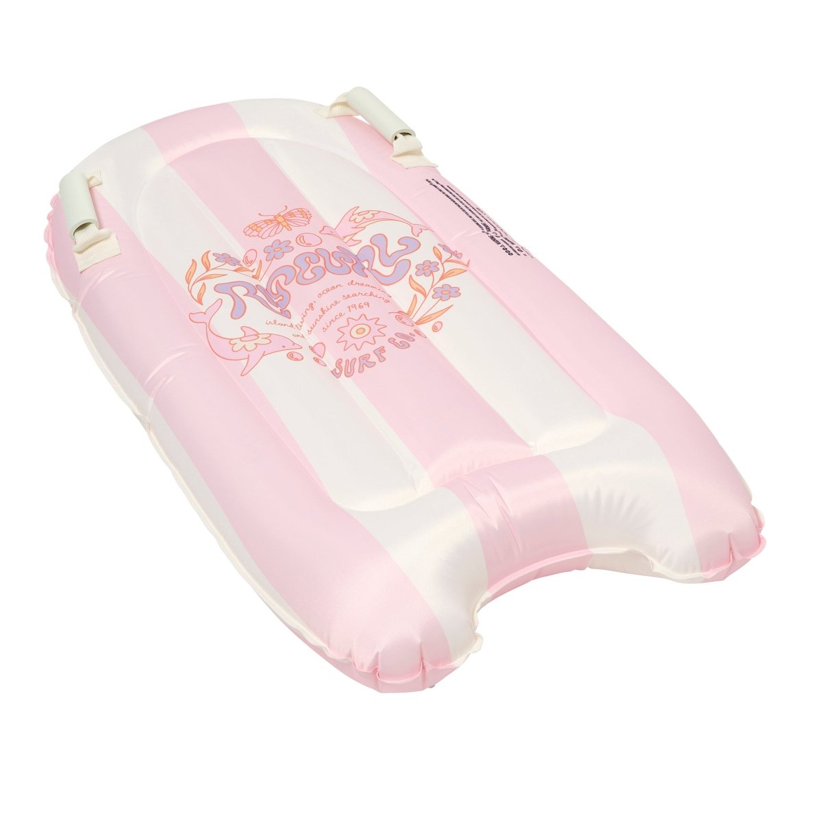 Kids Surf Mat - Dolphin Surf Co Pink Stripe
