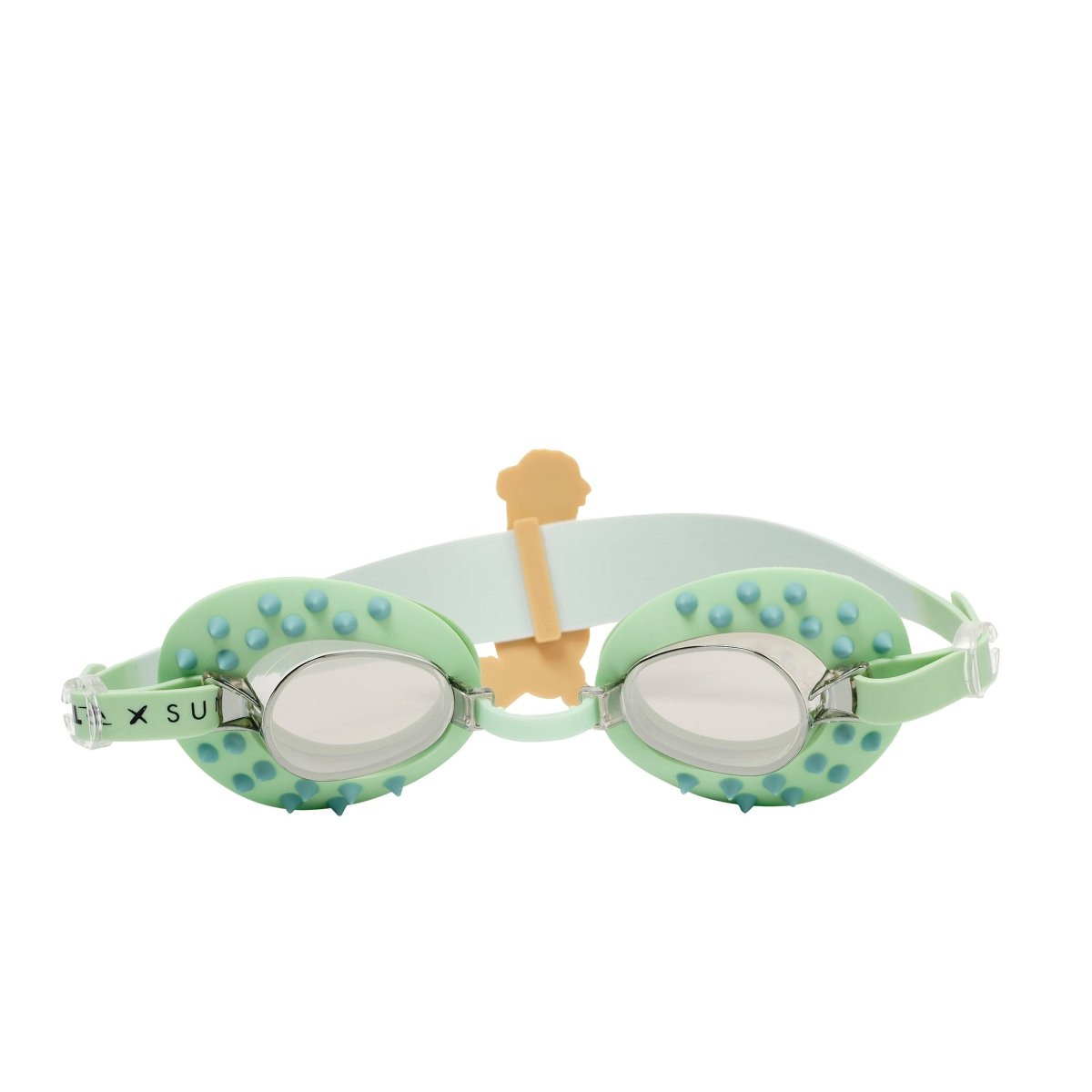 Kids Swim Goggles - Shred Turtle Green