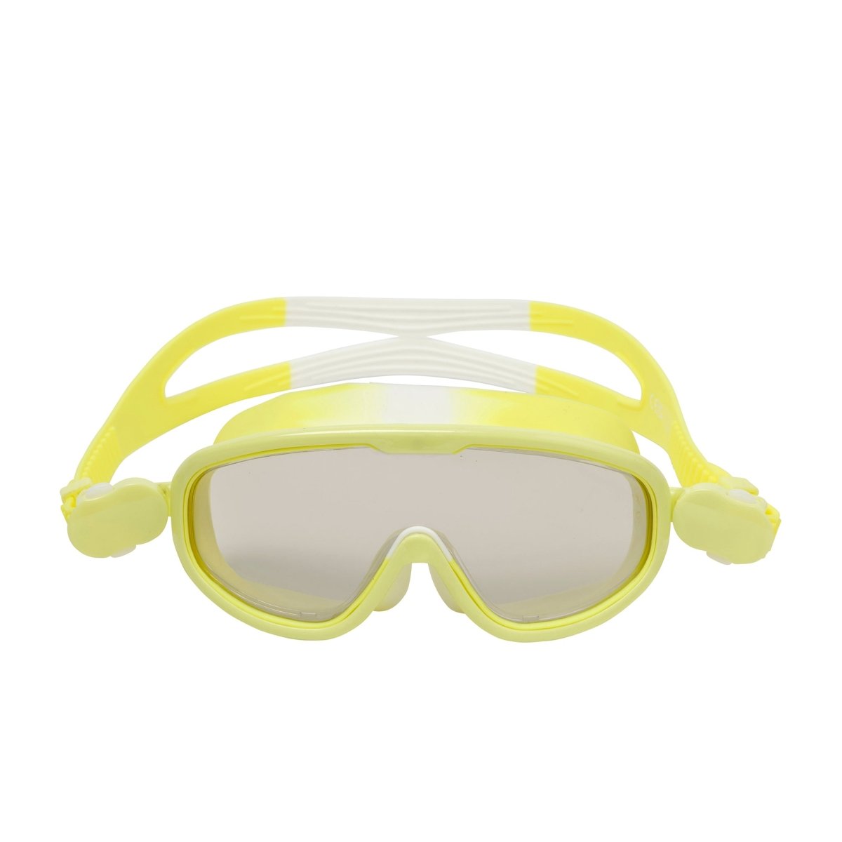Kids Swim Mask - Salty the Shark Neon Yellow