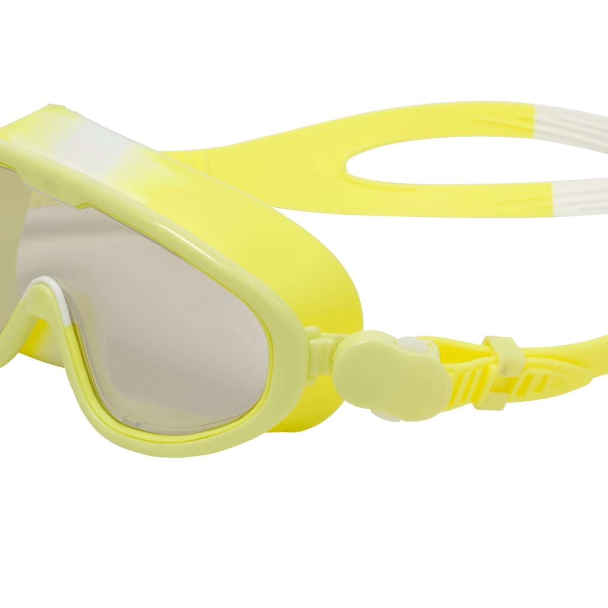 Kids Swim Mask - Salty the Shark Neon Yellow