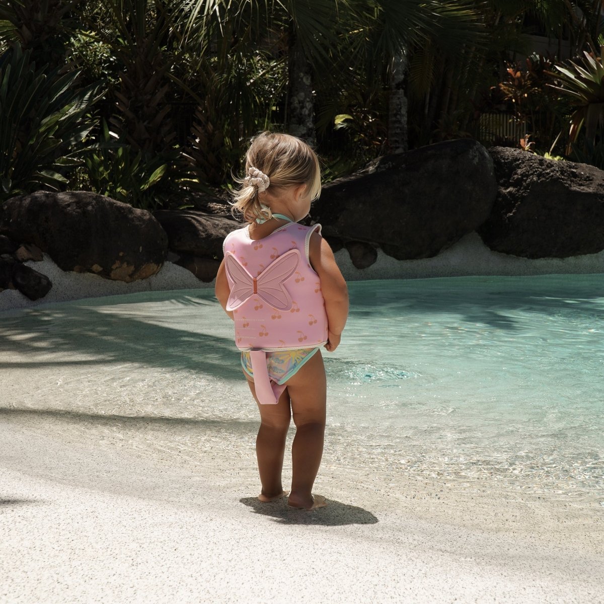 Kids Swim Vest 1-2 - Cotton Candy Pink