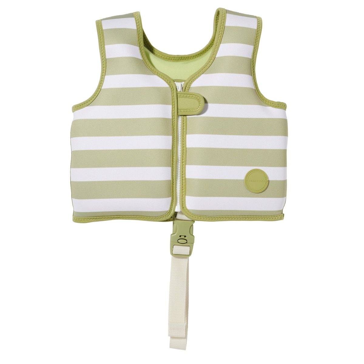 Kids Swim Vest 1-2 - Into the Wild Green Stripe