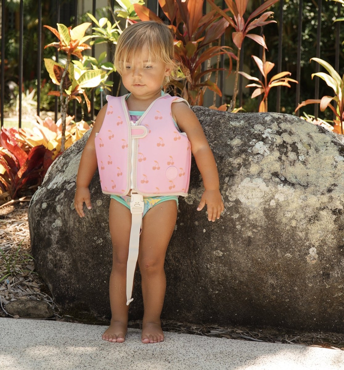 Kids Swim Vest 2-3 - Cotton Candy Pink