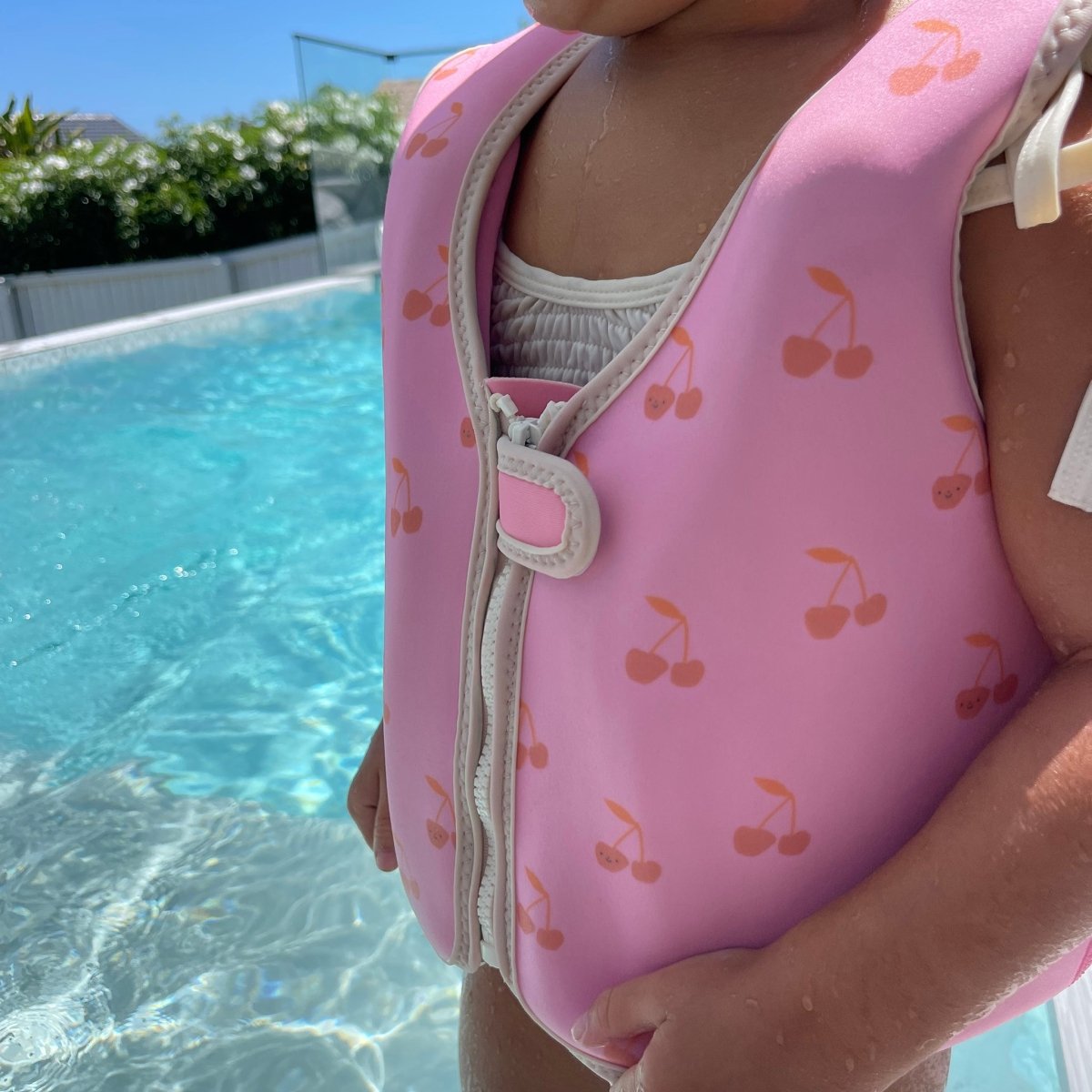 Kids Swim Vest 3-6 - Cotton Candy Pink