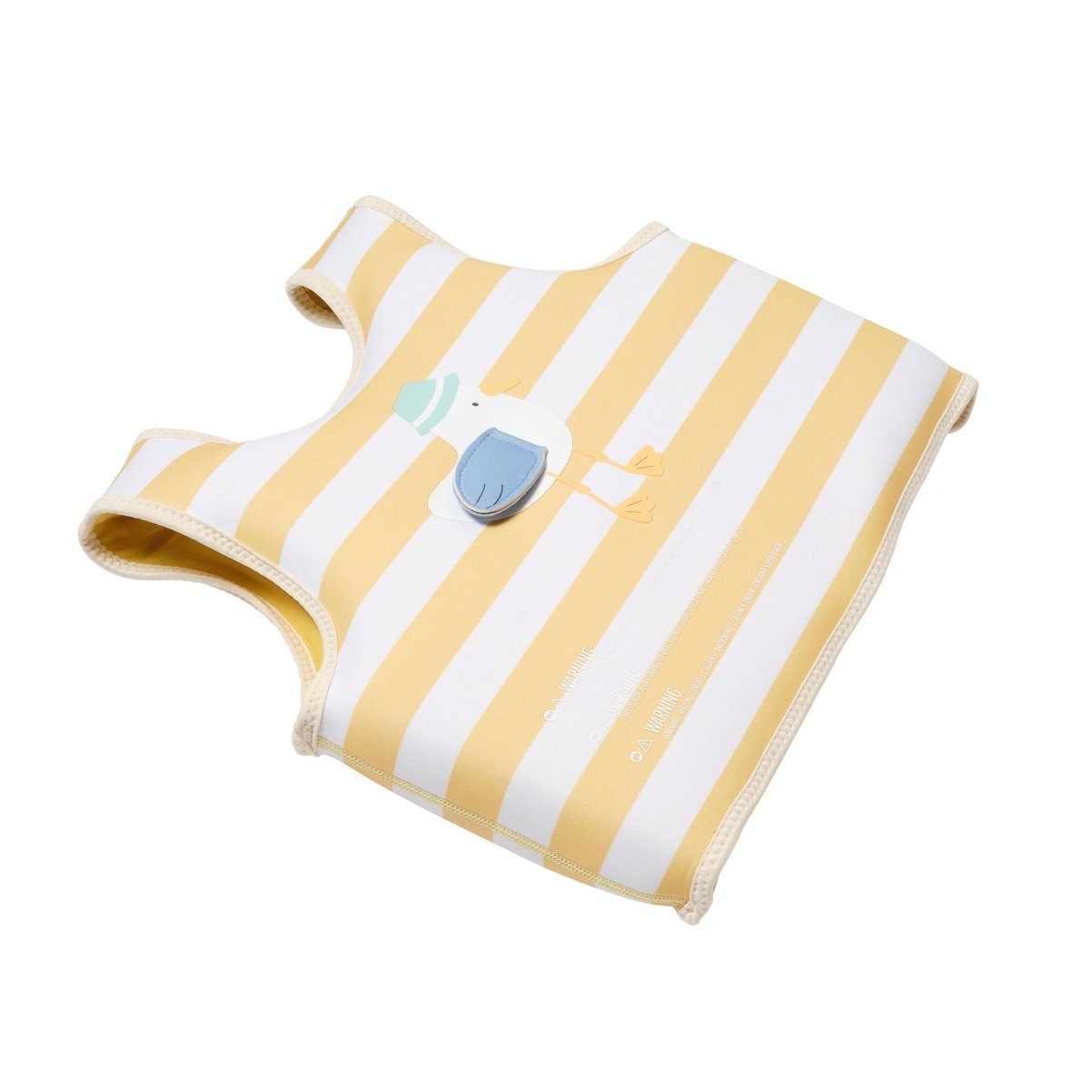 Kids Swim Vest 3-6 - Sammy the Seagull Yellow Stripe