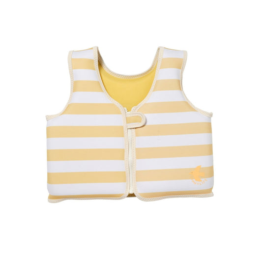 Kids Swim Vest 3-6 - Sammy the Seagull Yellow Stripe