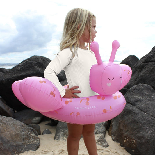 Kids Tube Pool Ring - Cotton Candy Pink