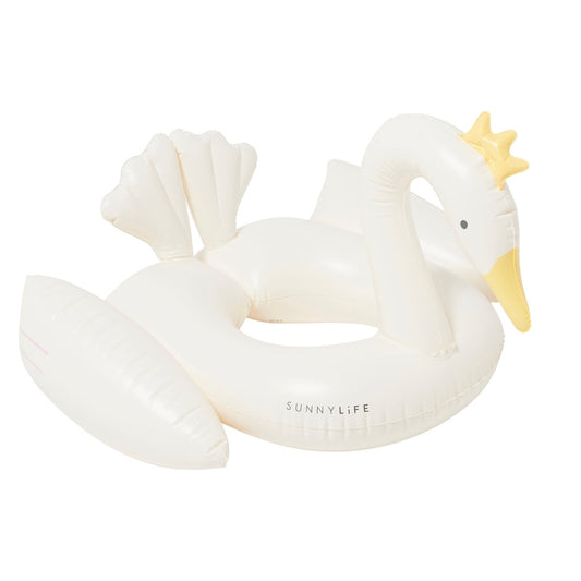 Kids Tube Pool Ring - Princess Swan Cream