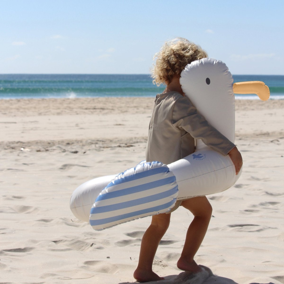Kids Tube Pool Ring - Sammy the Seagull Blue