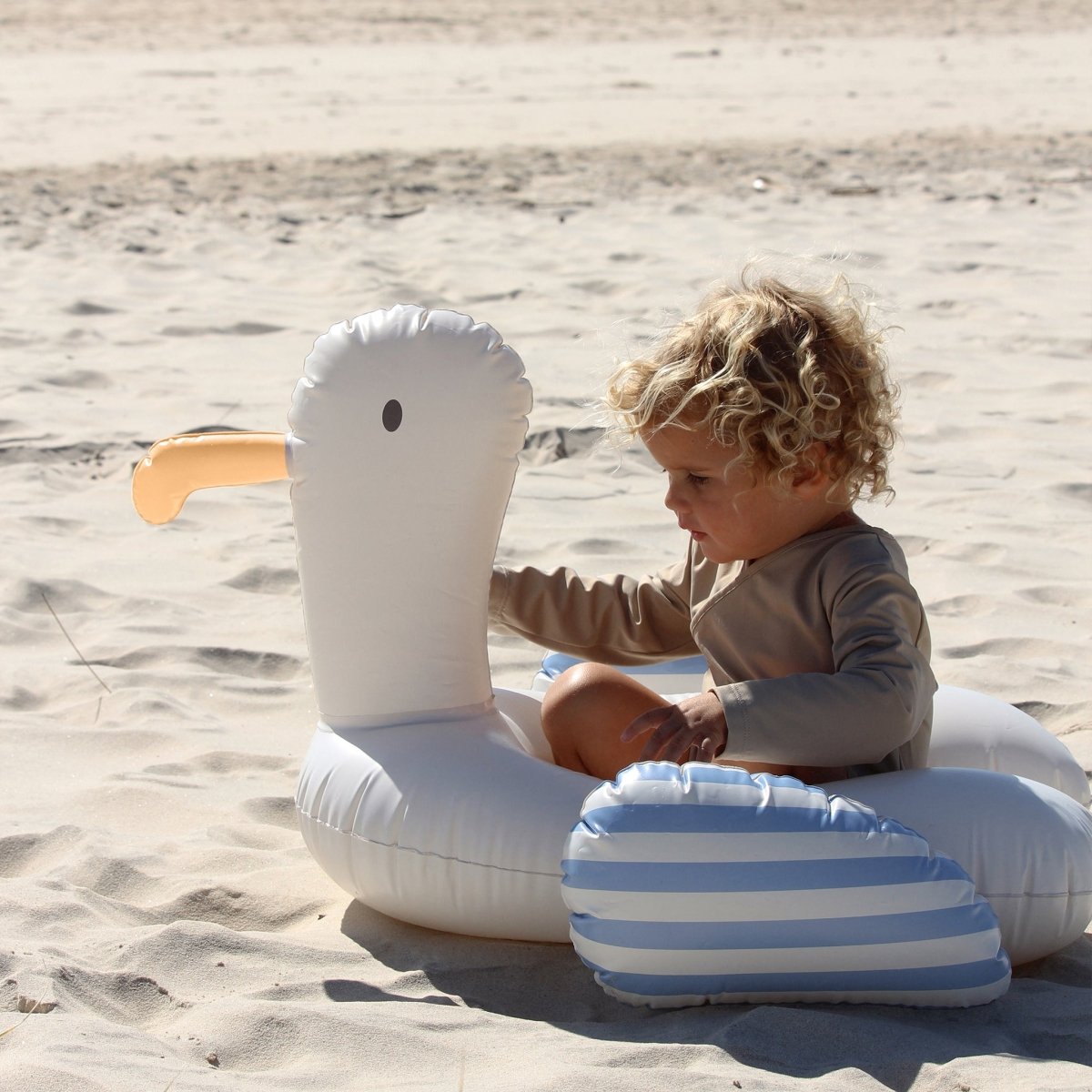 Kids Tube Pool Ring - Sammy the Seagull Blue