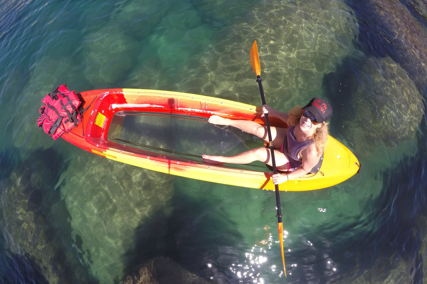 KIWI Caribe Glass Bottom Kayak