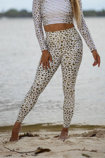 Leopard Shark Yoga & Swim Leggings  XS-4XL