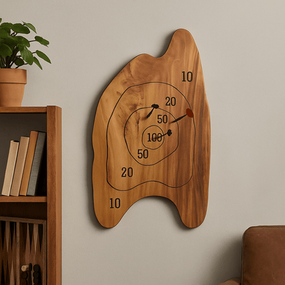 Vintage Wooden Dart Board