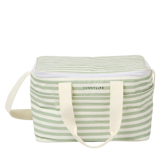 Light Cooler Bag - La Palma Sage Stripe