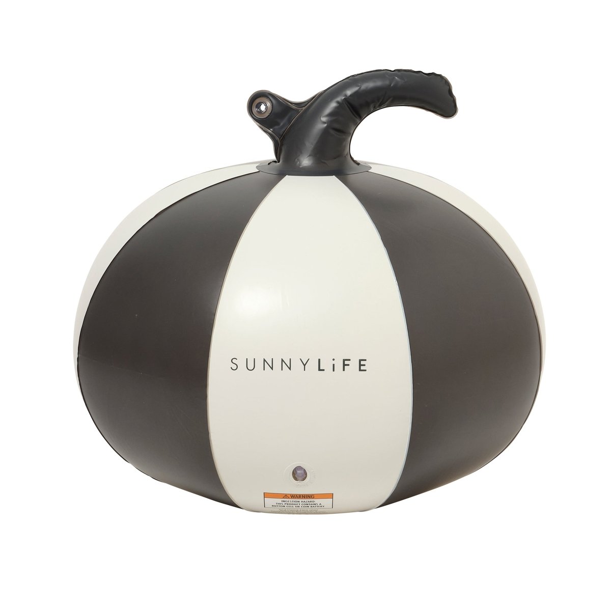 Light Up Black & White Inflatable Halloween Pumpkins Set of 3