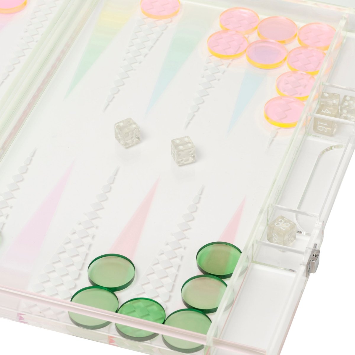 Lucite Backgammon - Ombre