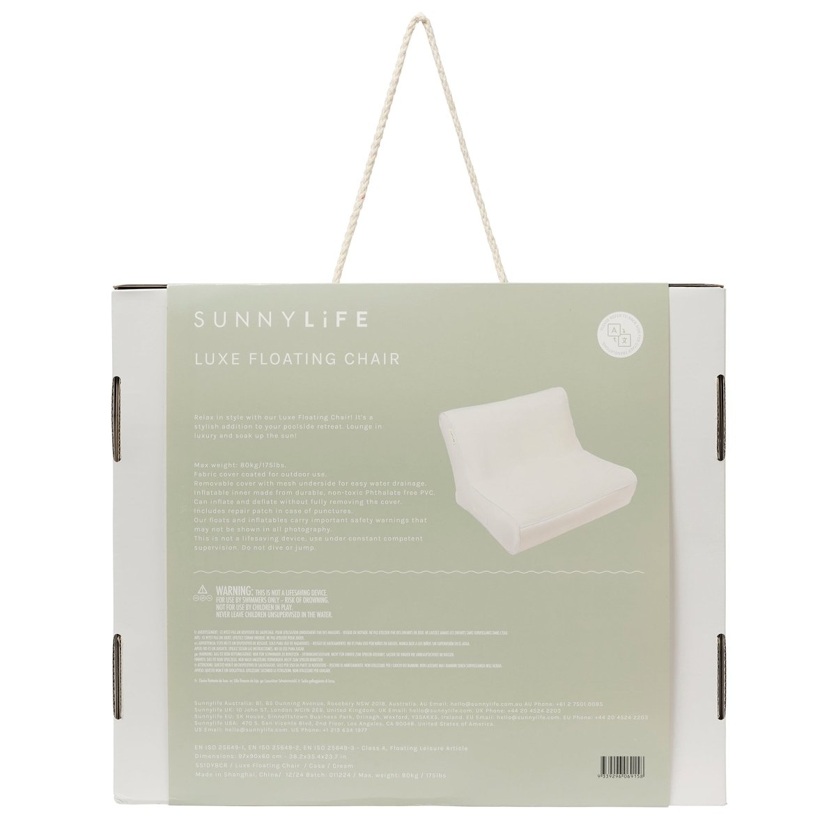 Luxe Floating Chair - Casa Cream