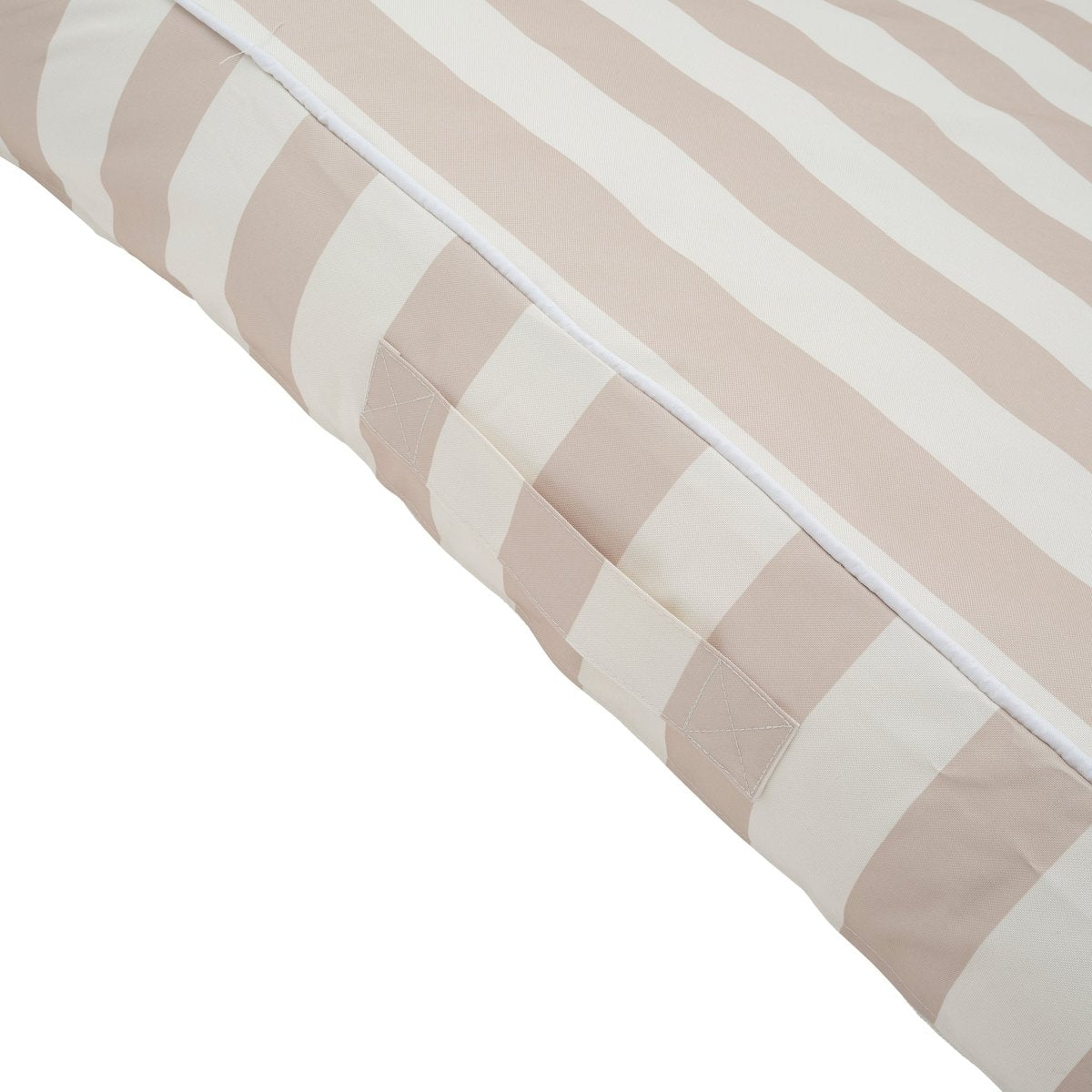 Luxe Lie-On Lounger - Oyster Stripe