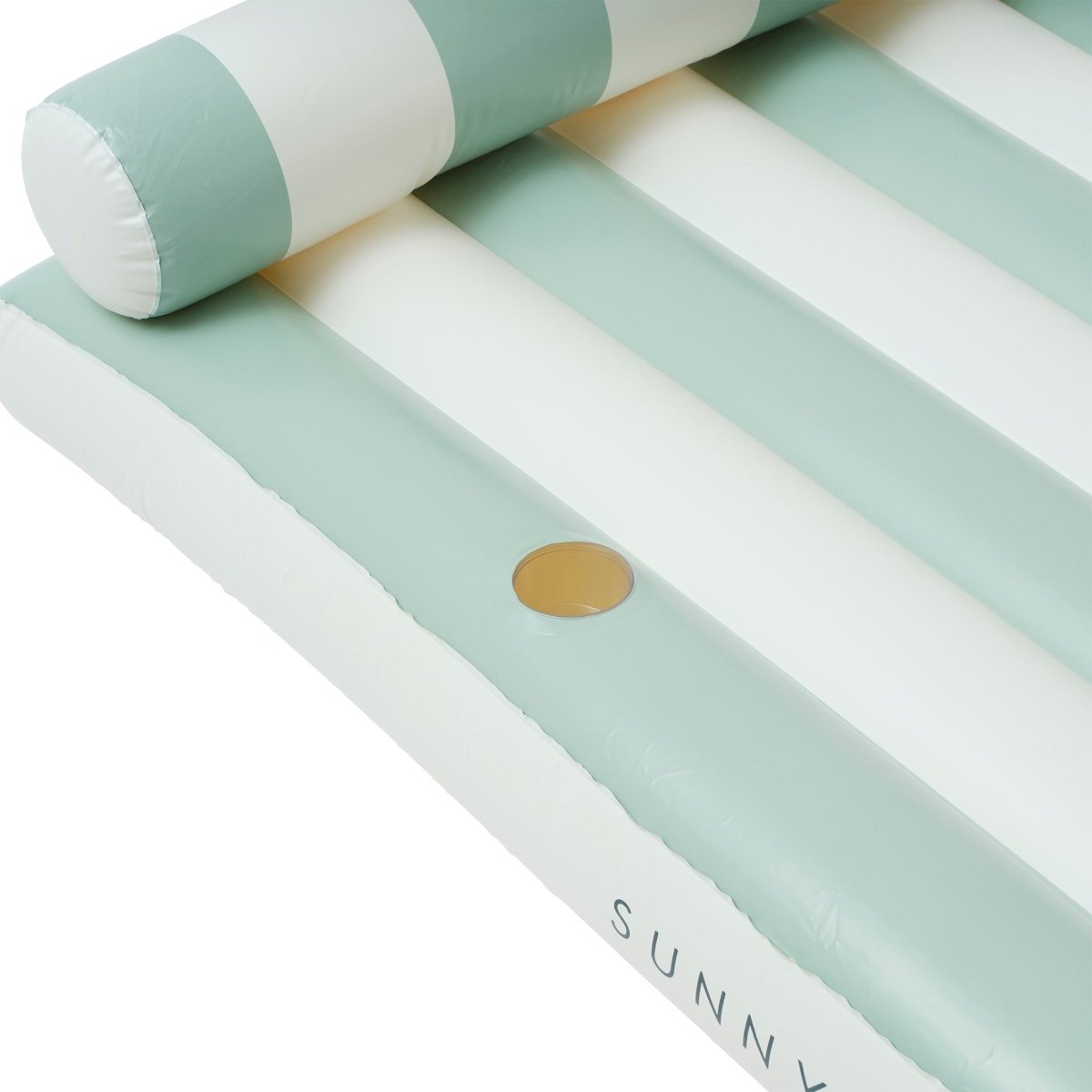 Luxe Lilo - Green Stripe
