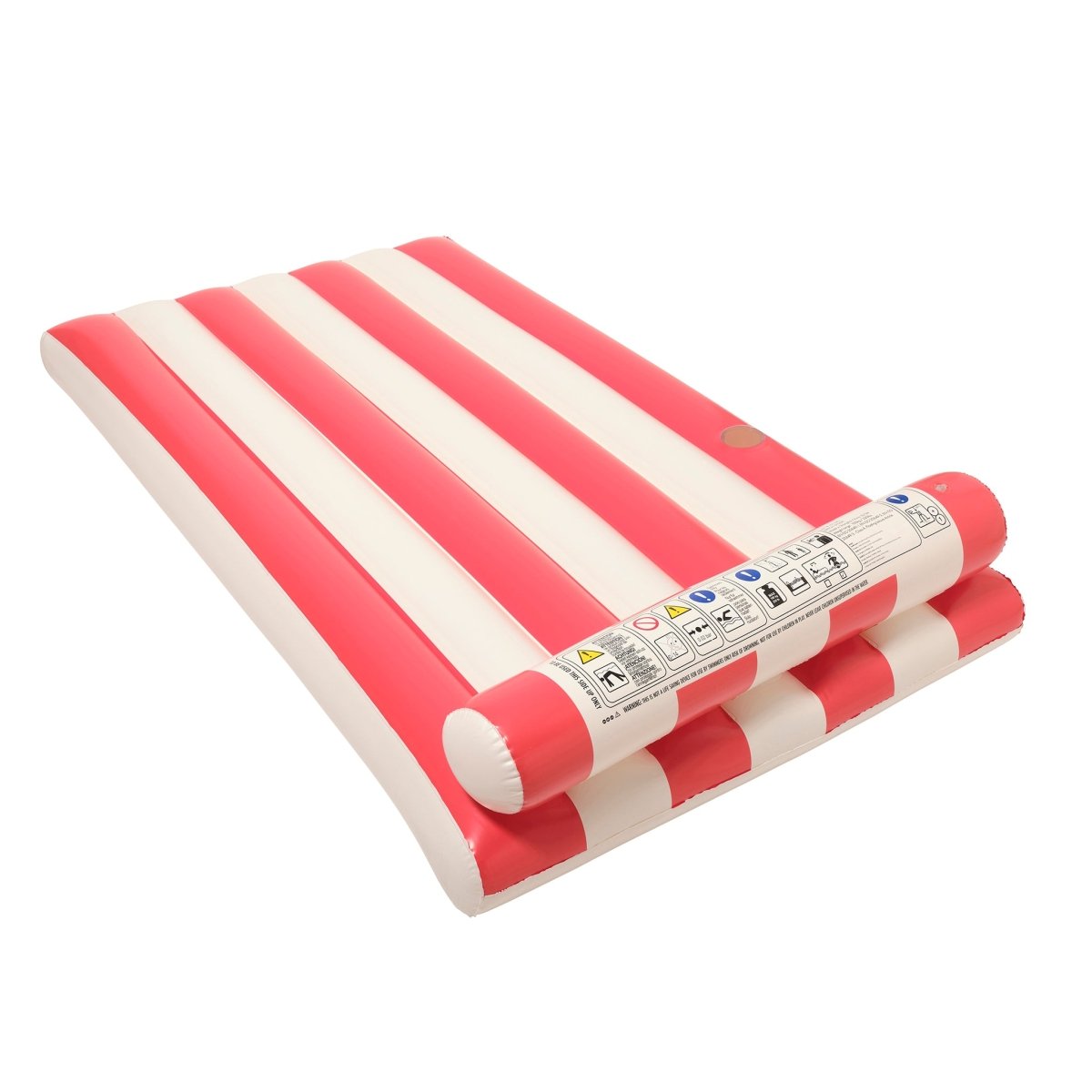 Luxe Lilo - Red Stripe