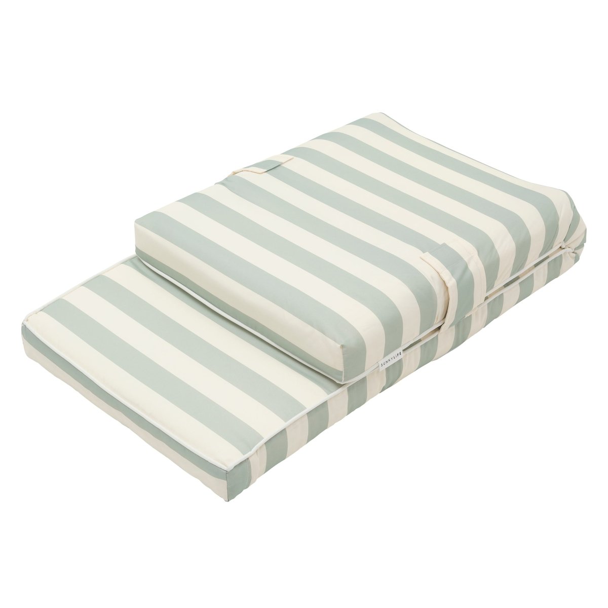 Luxe Lounger Chair - Sea Sage Stripe