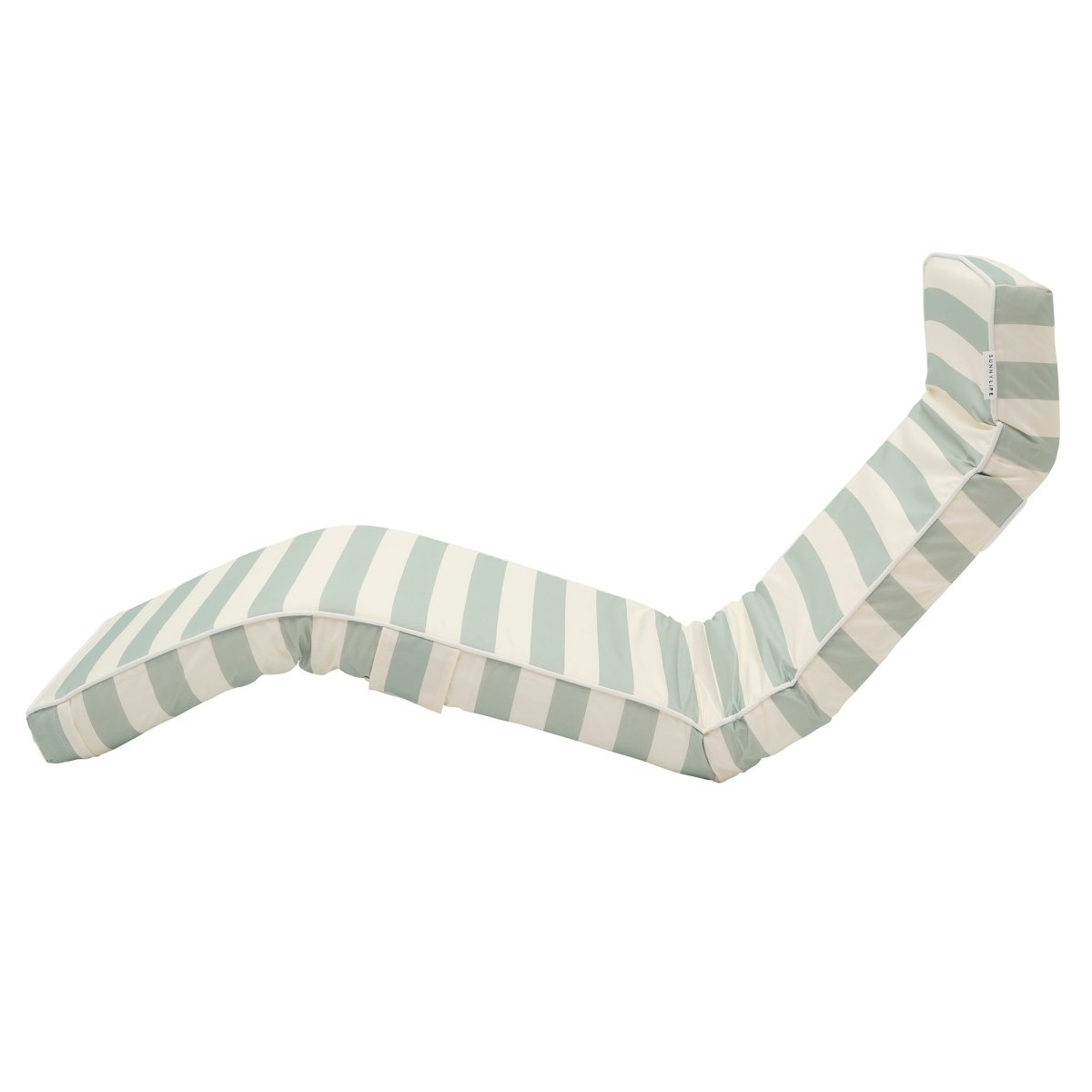 Luxe Lounger Chair - Sea Sage Stripe