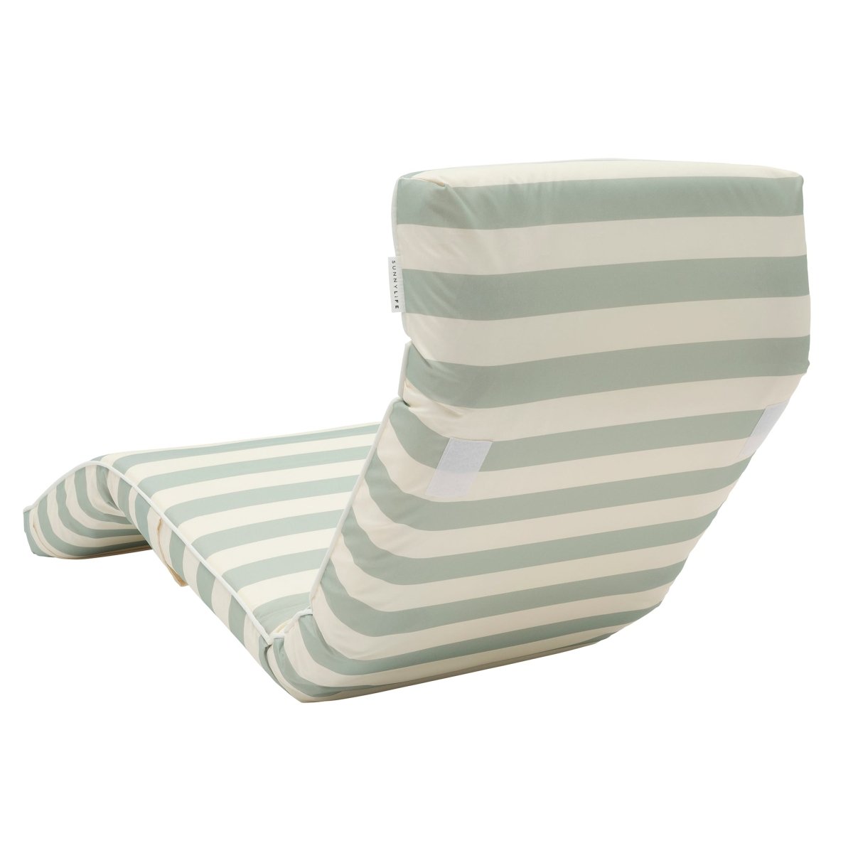Luxe Lounger Chair - Sea Sage Stripe