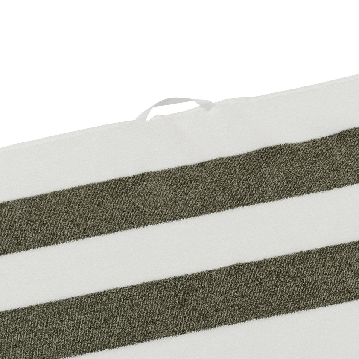 Luxe Towel - The Vacay Olive Stripe