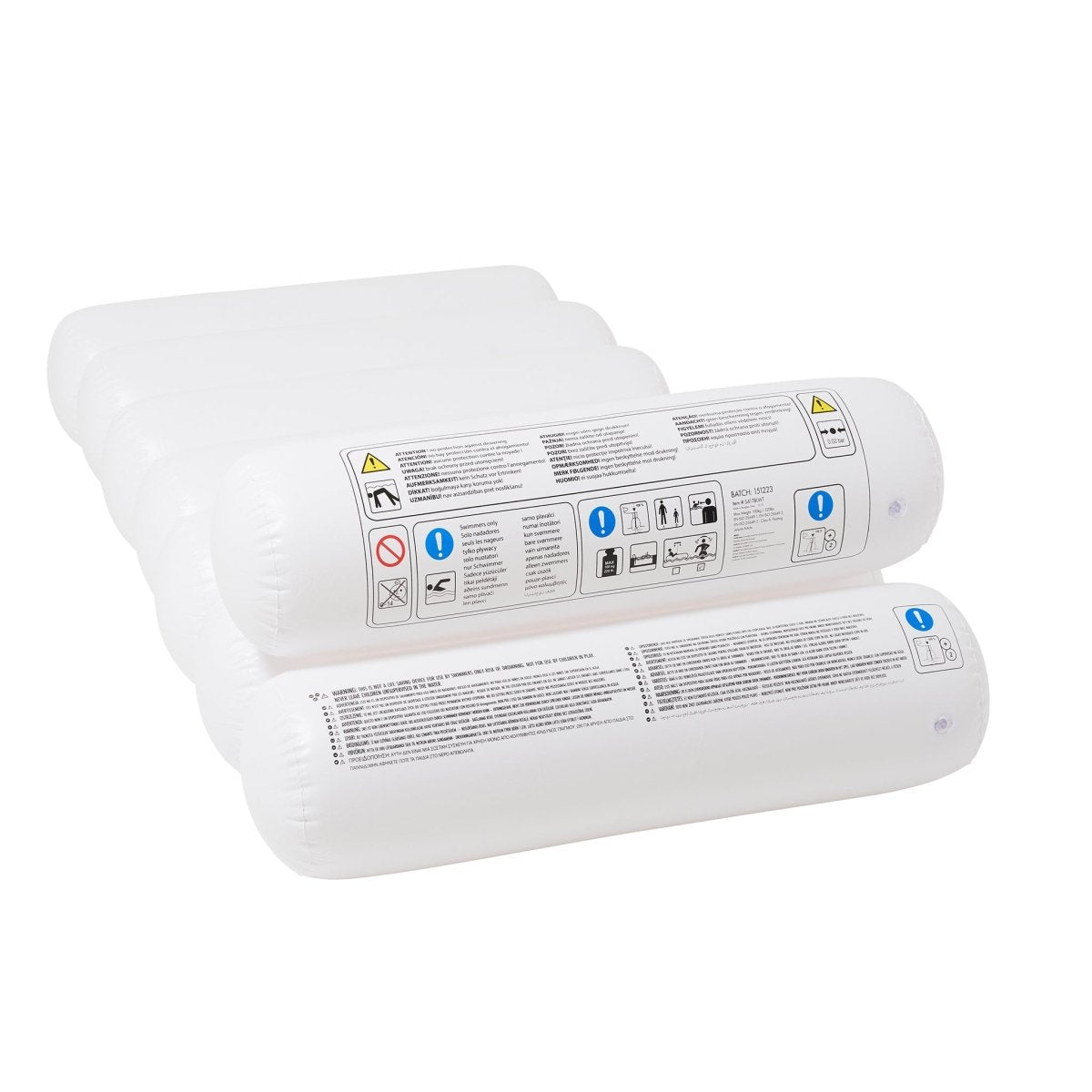 Luxe Tube Lilo - Le Weekend White