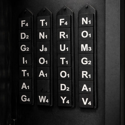 Oversized Wooden Scrabble Wall Game (32”x24”)