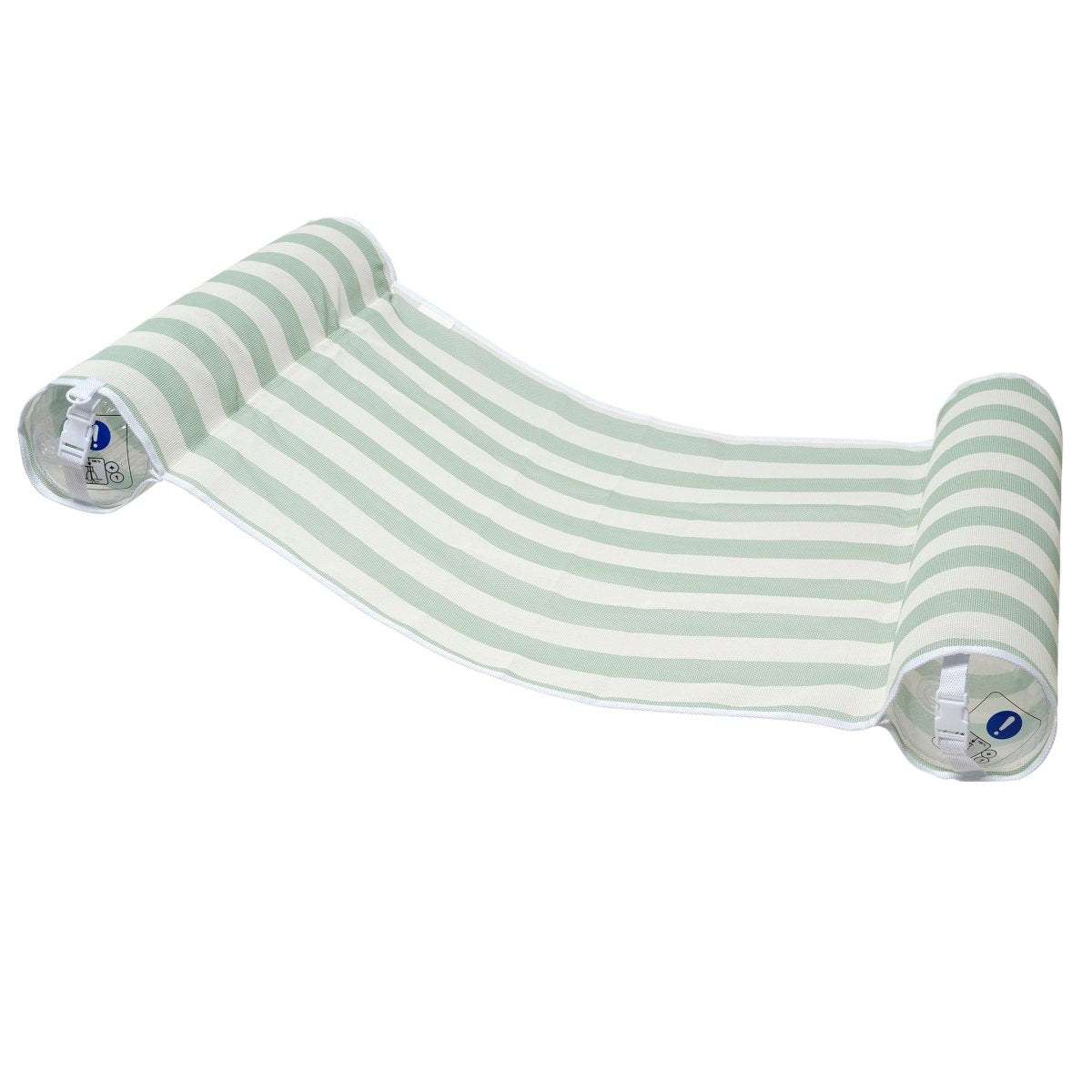 Mesh Hammock Float - The Vacay Olive Stripe
