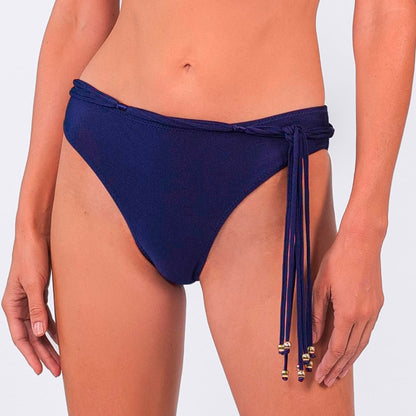 MYKONOS Belted Macrame Bikini Bottom