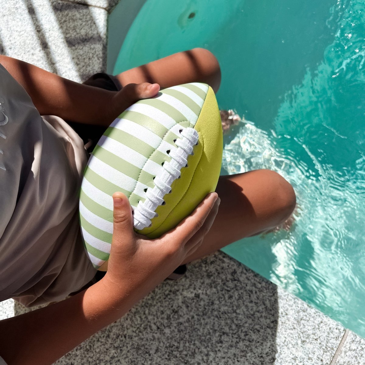 Neoprene Football - Tides Out Neon Yellow