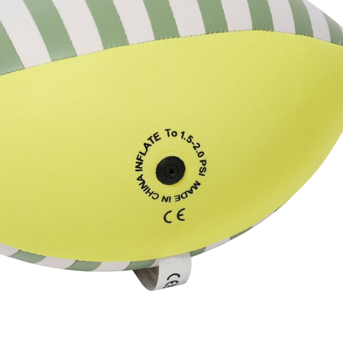 Neoprene Football - Tides Out Neon Yellow