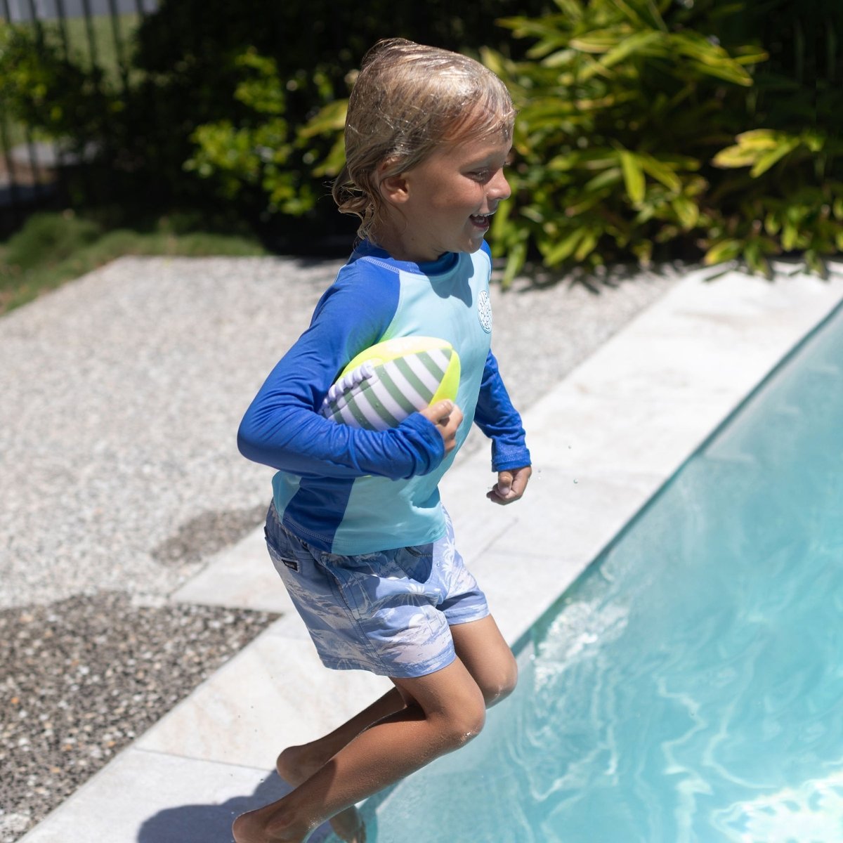 Neoprene Football - Tides Out Neon Yellow