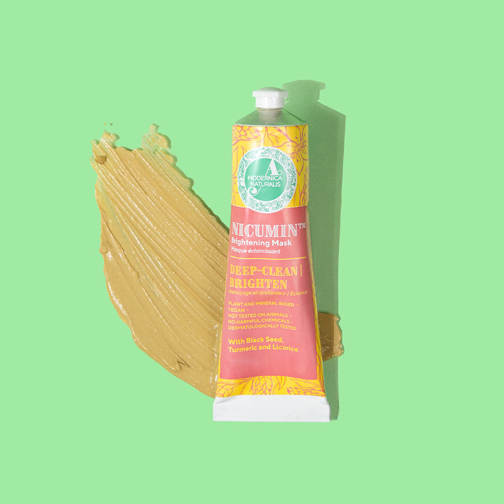 Nicumin Brightening and Even Toning Face Mask - With Black Seed, Turmeric and Licorice