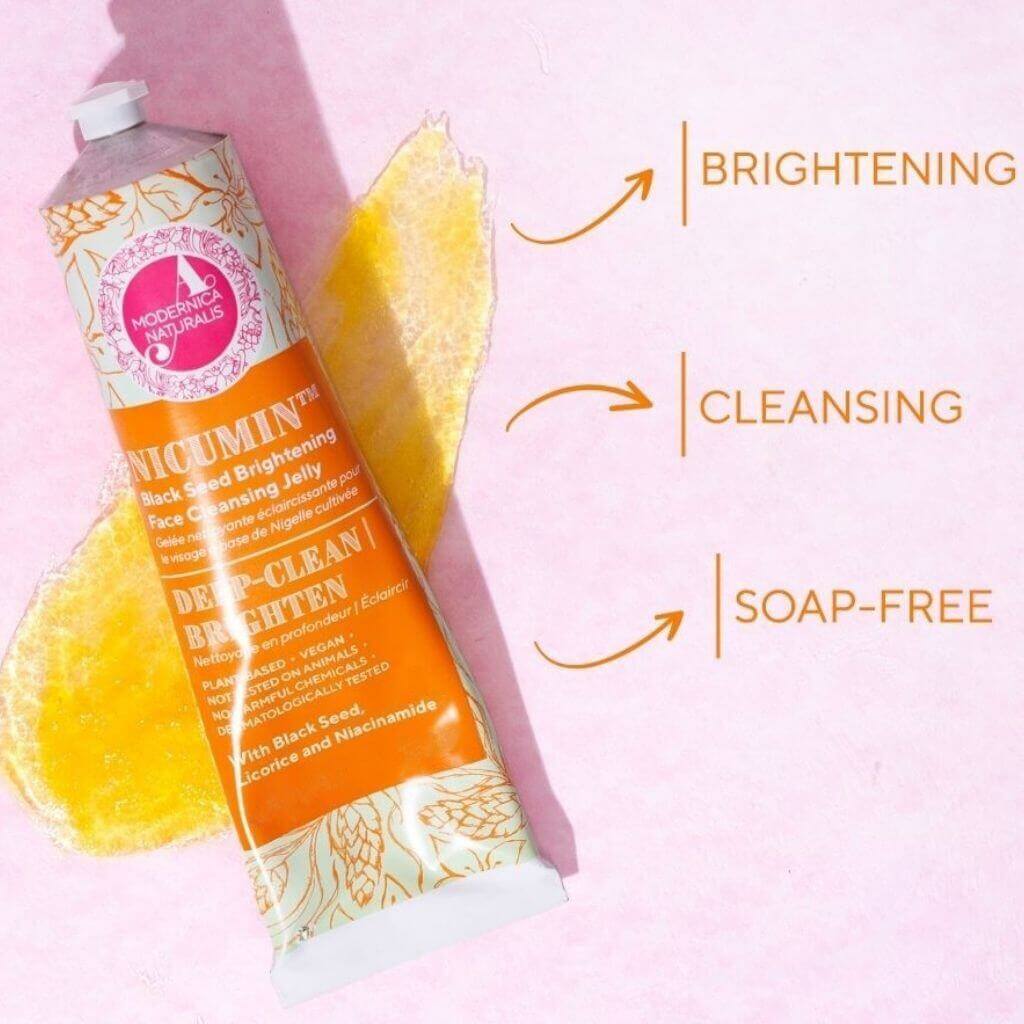 Nicumin Trio - Face Wash, Face Cream, Face Mask with Black Seed - Deep Clean, Brighten, Even-Tone, Moisturize