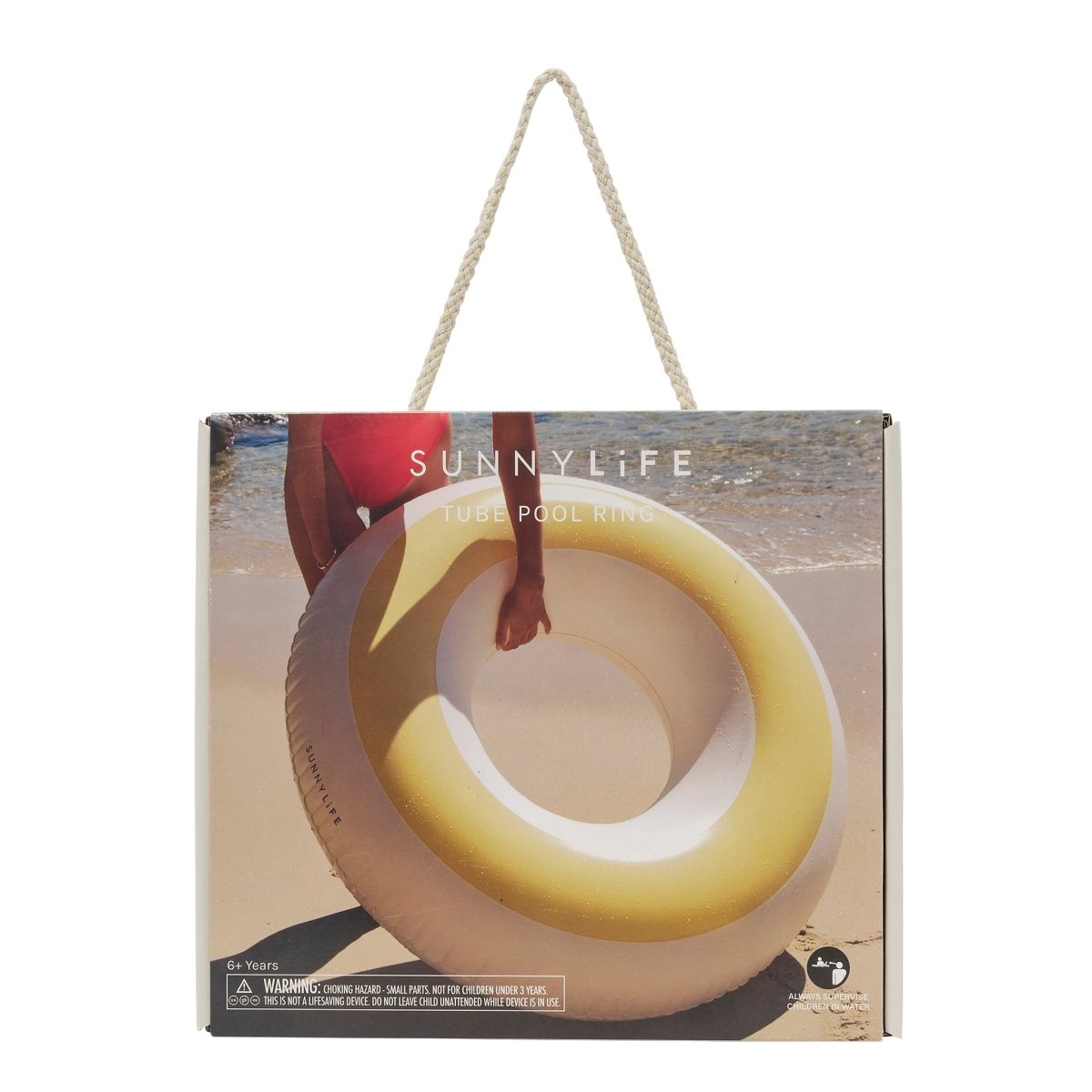 Tube Pool Ring - Butter Cream