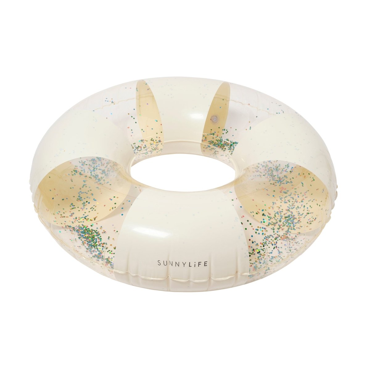 Tube Pool Ring - Cotton Candy Glitter