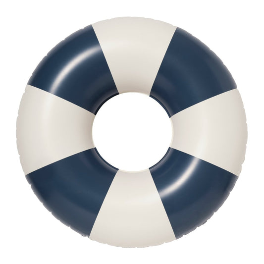 Tube Pool Ring - Navy Stripe