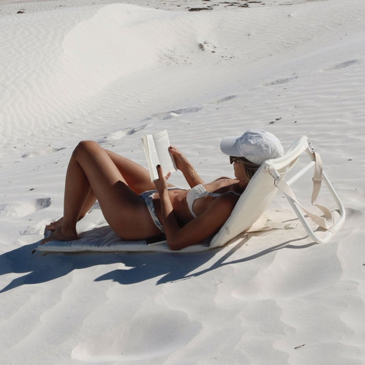 Reclining Beach Chair - Casa Cream