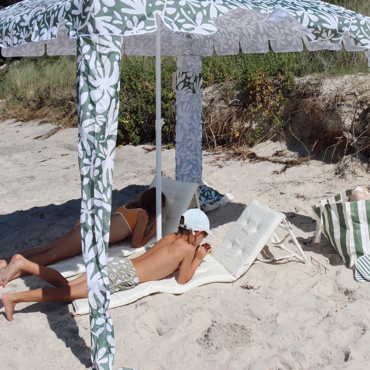Reclining Beach Chair - Casa Cream