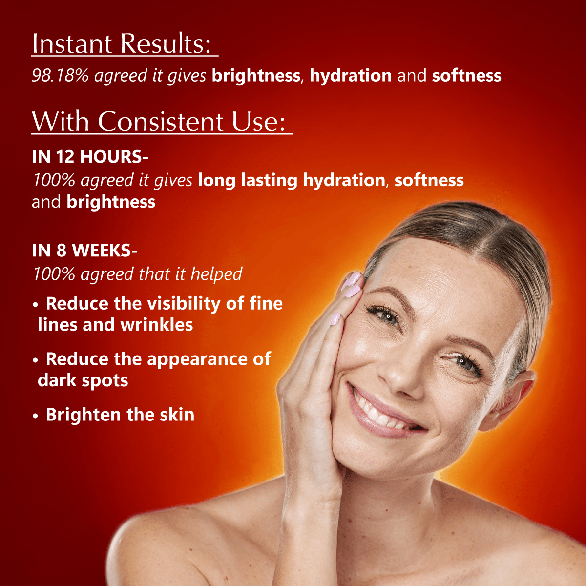 Rufolia Bi-Phasic Face Serum – Brightens, Softens and Plumps Dull, Crepey, Aging Skin – Water-Oil Hybrid Serum with Manjistha, Tomato, Coffee Seed & Plant-based Squalane – Best Bi-Phasic Face Serum For Mature Skin - With Clinically Proven Ingredients