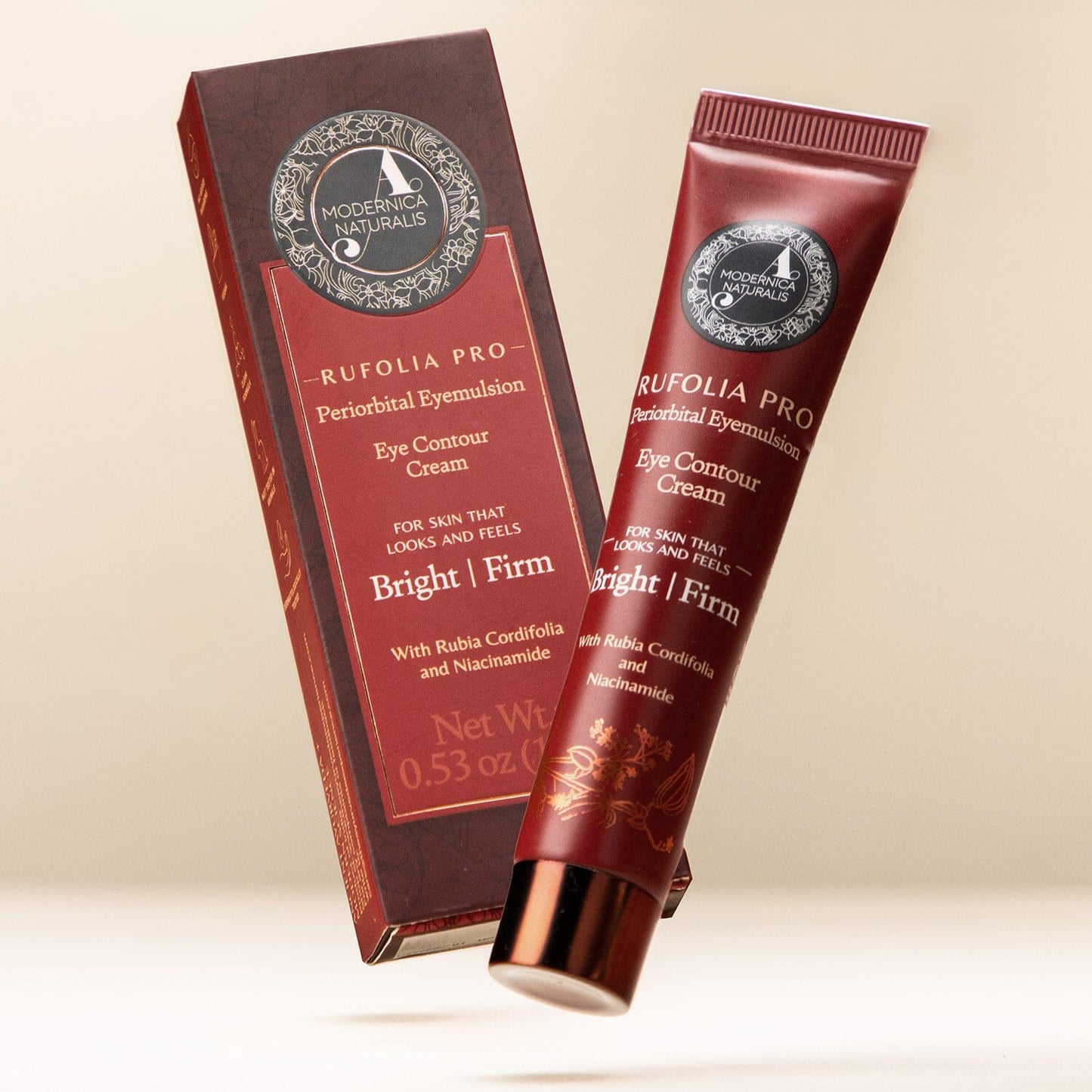Rufolia PRO Periorbital Eyemulsion - Eye Contour Cream – Brighten, Firm and Moisturize Under-Eyes – New Formula with Manjistha, Aloe Vera, Lotus, and Niacinamide – Best Under-Eye Cream – With Clinically Tested Ingredients - Pack of 2