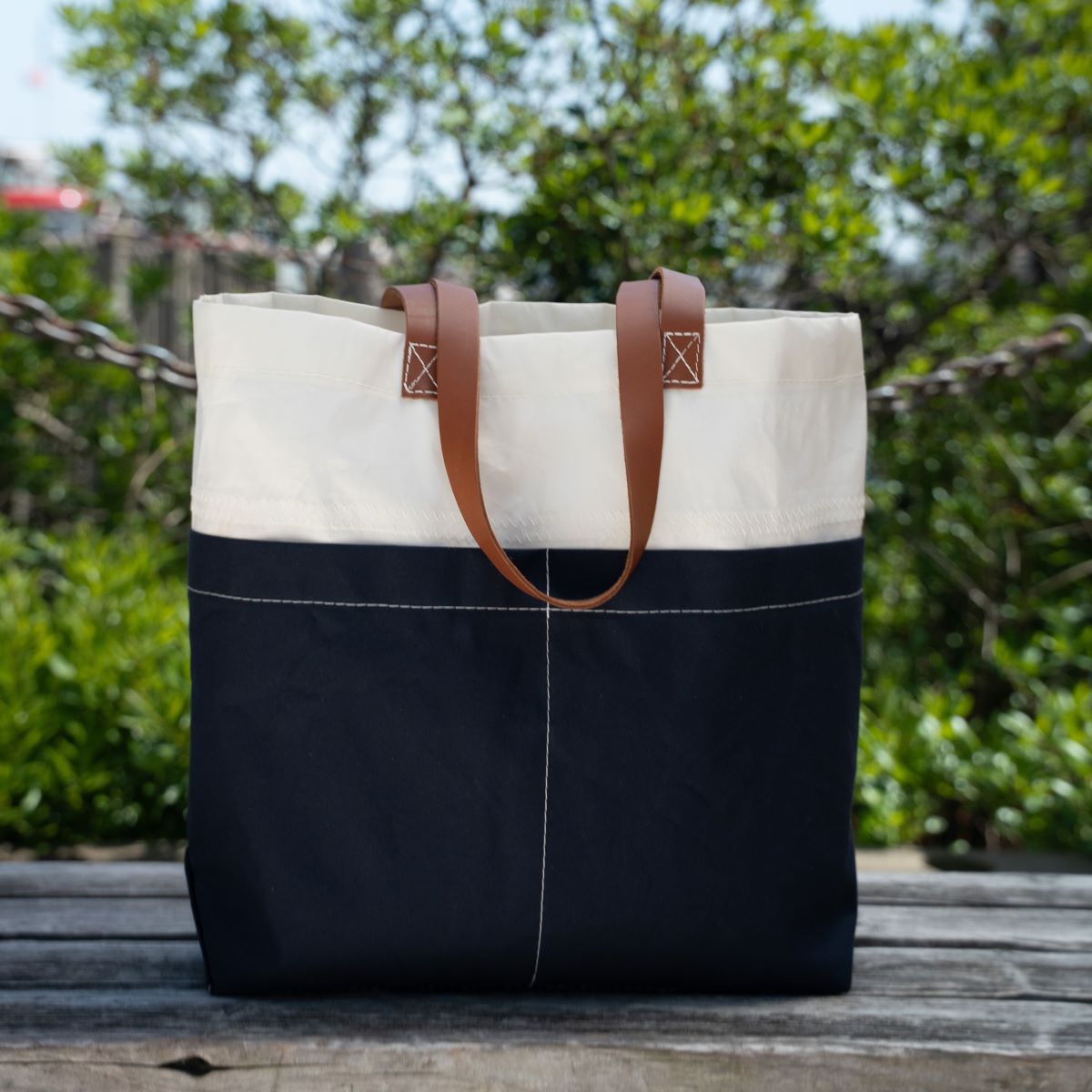 Navy Chebeague Market Tote