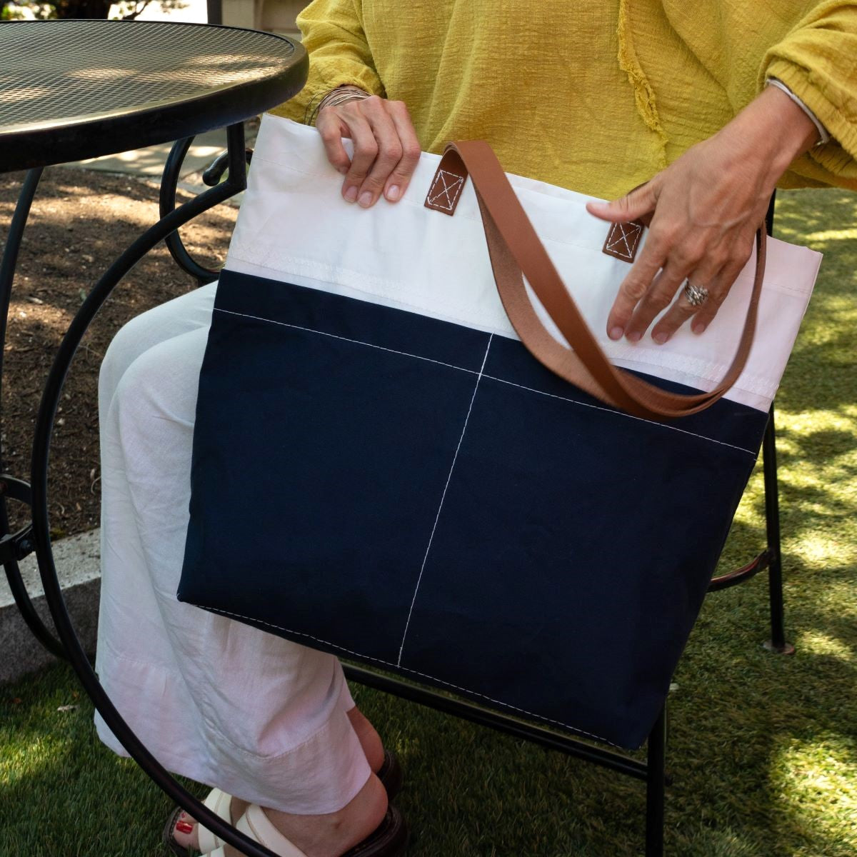 Navy Chebeague Market Tote