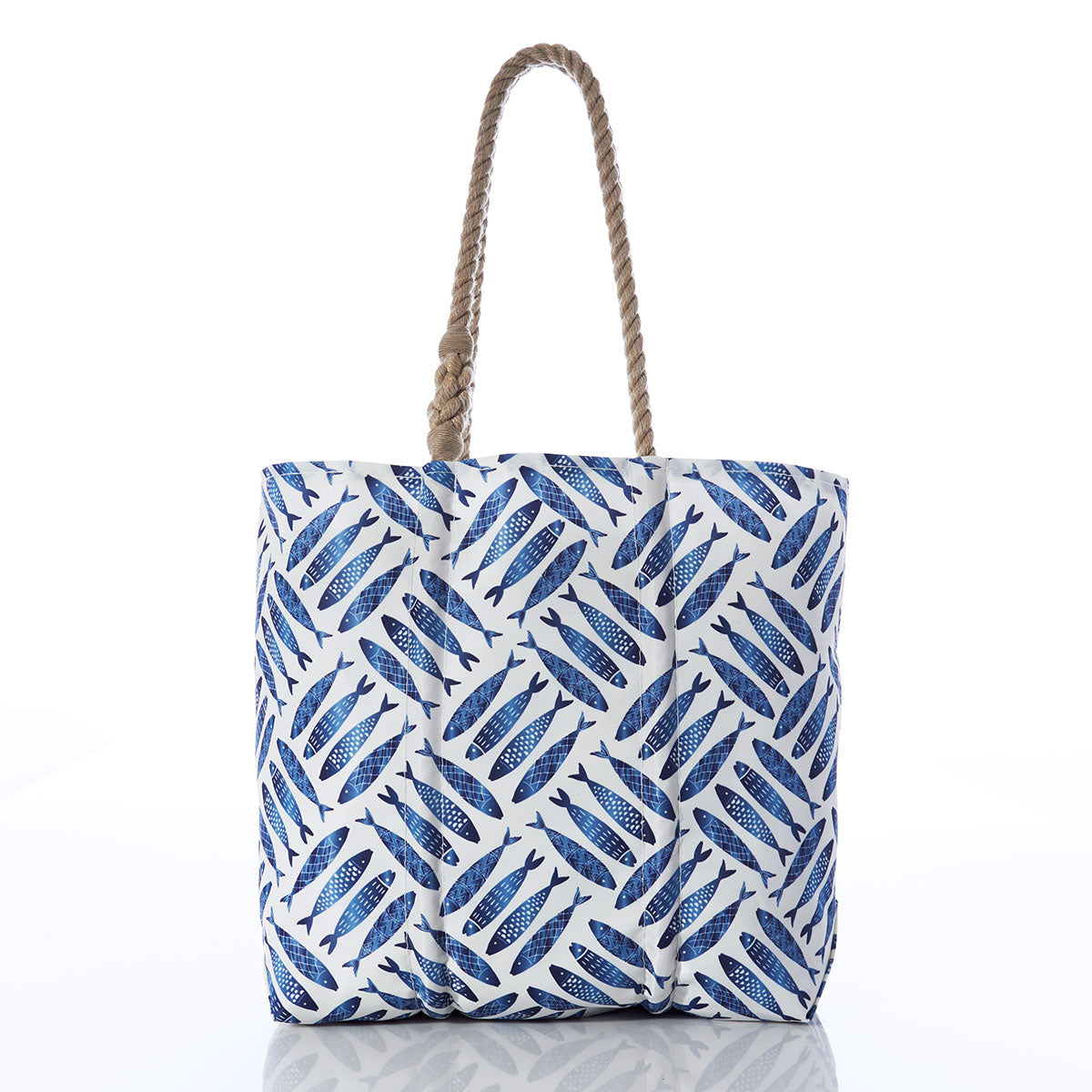 Fish Print Medium Tote