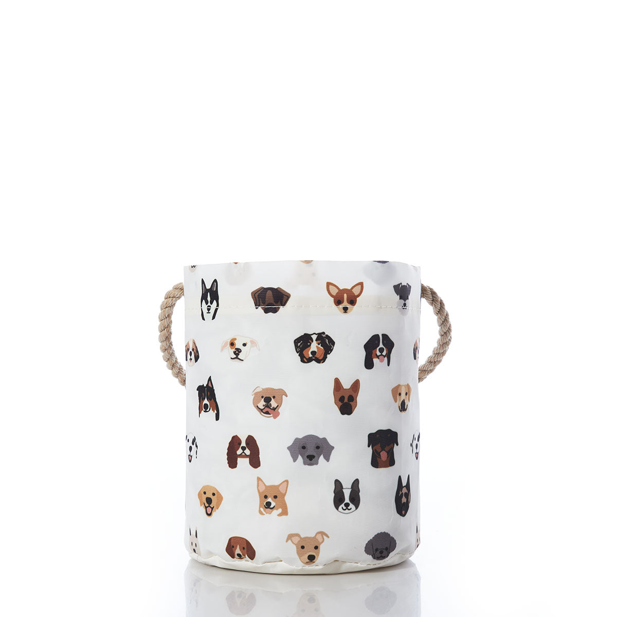 Popular Pups Print Bucket Bag