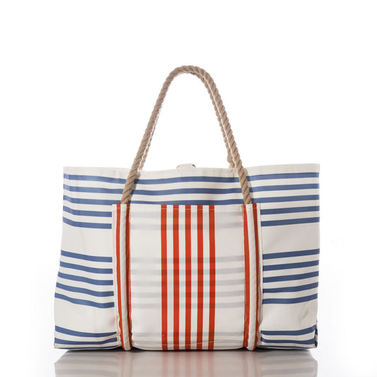 Picnic Stripe Pier Tote